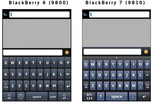 BlackBerry Torch 2 getting new virtual keyboard thanks to BlackBerry OS 7 1 torch 2 keyboards