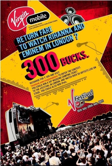 Virgin V Festival contest, win VIP Passes to the V Festival in England 1 virgin v fest