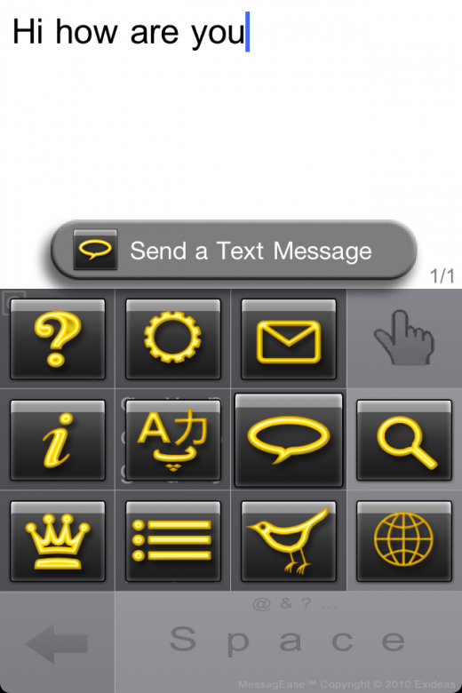Type your heart out @ 60 WPM on your smartphone with MessagEase 1 message-ease-1