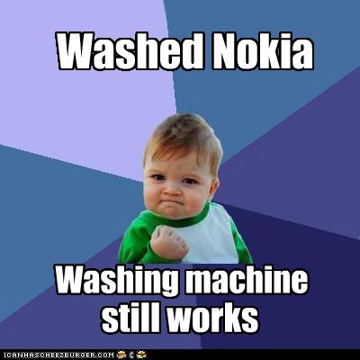 Nokia’s super-dry technology for your phone 1 nokia-washed