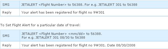 jet airways sms 2