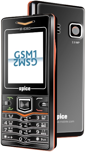 Spice Mobiles launches Dual SIM phones - M-5161 & M-6363 2 M-6363