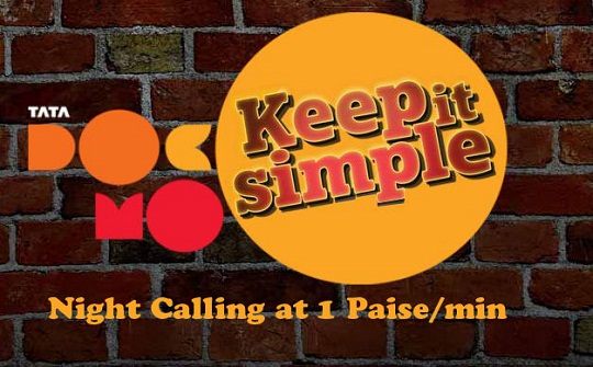 Now night gets hotter with Tata Docomo, on-net calls at 1 paise/min in Maharashtra 1 nightclling_copy
