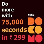 Tata Docomo introduces local calling pack in Maharashtra, 75,000 seconds in Rs. 299 1 tatadocomolocalpack1