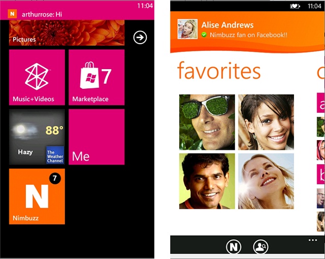 Nimbuzz Windows Phone 8