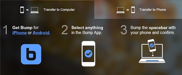 Bump app