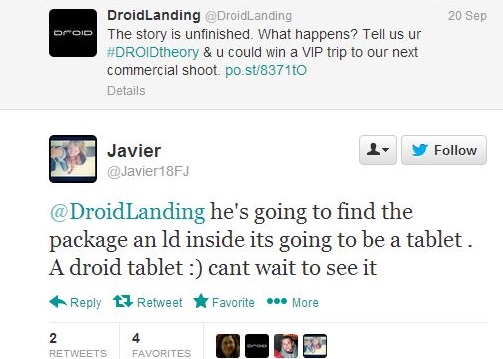 Droid tab leak