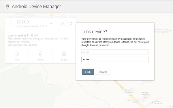 Lock-Android-device-manager