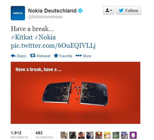 Nokia threat Samsung