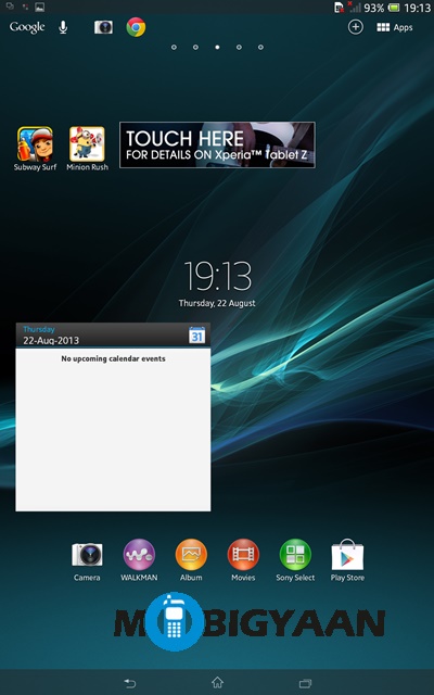 Sony Xperia Z Tab 8