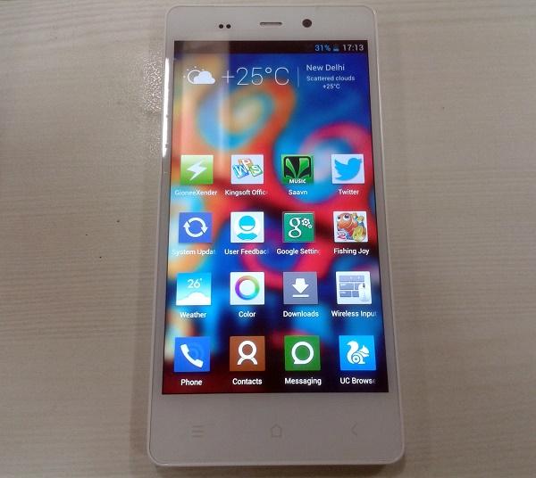 Gionee E6 Review Display