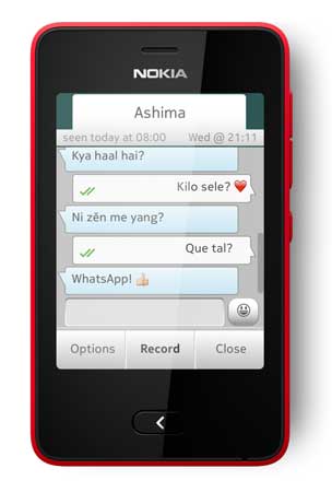 WhatsApp now available on Nokia Asha 501 WhatsApp now available on Nokia Asha 501