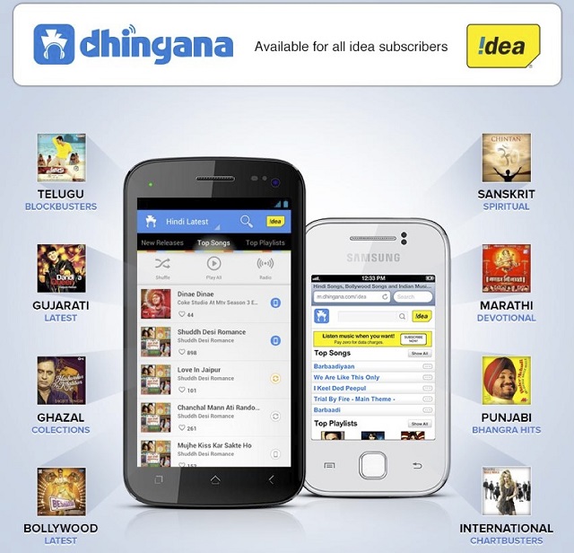 idea dhingana free songs download