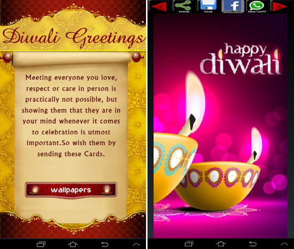 whatapp diwali cards