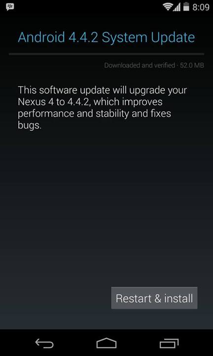 Update Android 4 Update Android 4