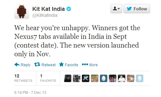 KitKat India tweet