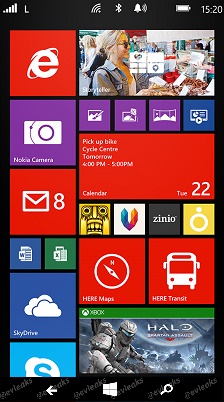 Leaked Windows Phone 8.1/Blue screenshot reveals on-screen navigation buttons 2 Windows Phone on-screen buttons