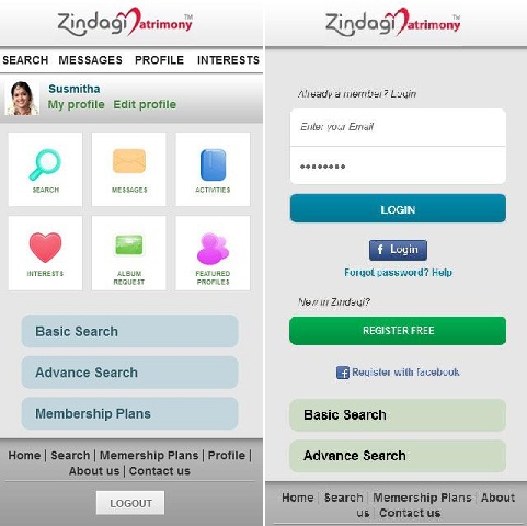 zindagi matrimony app