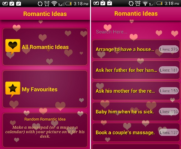 100+ Romantic Ideas