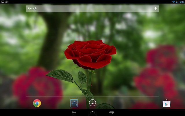 3D Rose Live Wallpaper