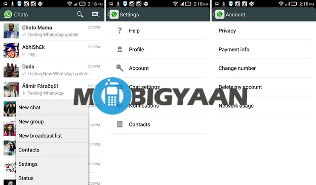 WhatsApp for Android Update