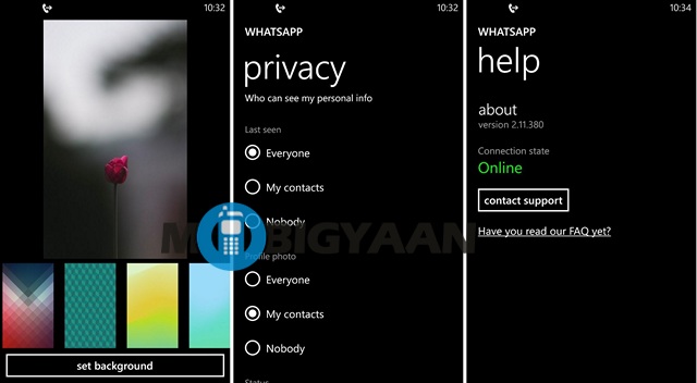 WhatsApp for Windows Phone update