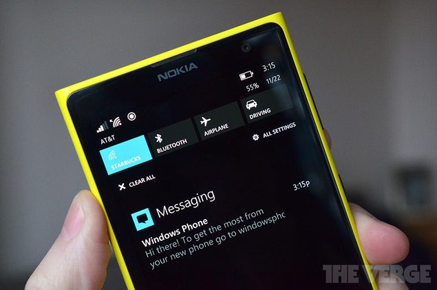 Windows Phone 8.1 Action Center