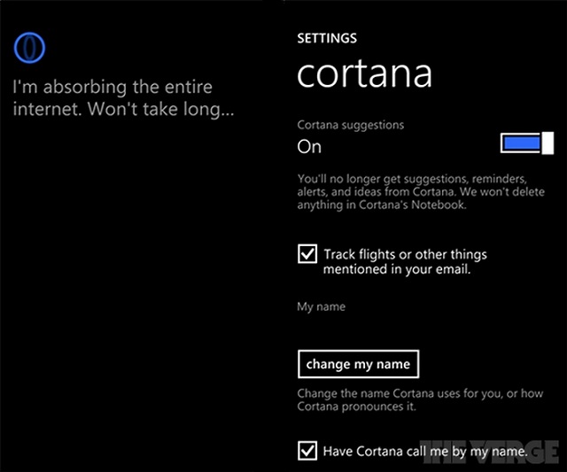 Cortana screenshots leak 1