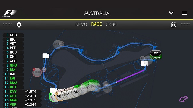 Formula 1 official app 10