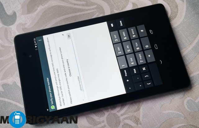 How to run WhatsApp on tab 5