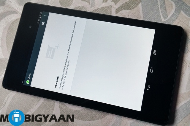 How to run WhatsApp on tab 8