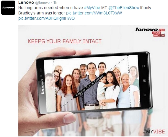 Lenovo pokes fun