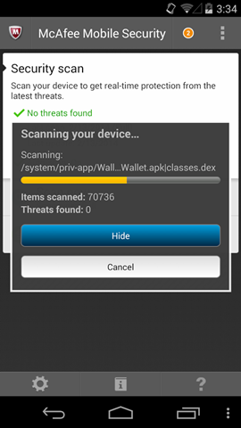 McAfee Mobile Security1