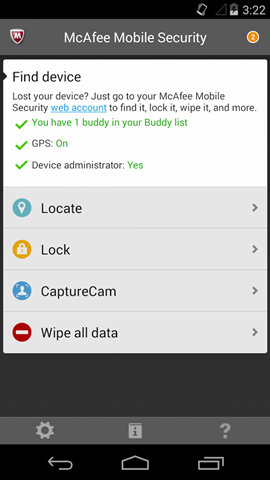 McAfee Mobile Security5