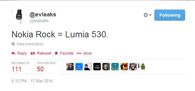 Nokia Lumia 530 a.k.a. Nokia Rock