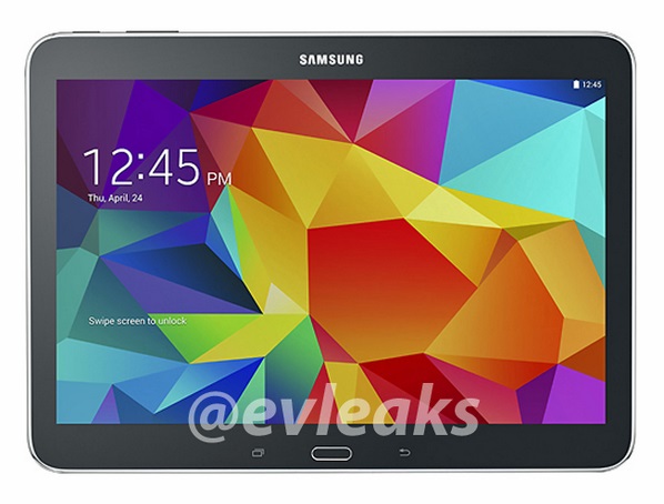 Samsung Galaxy Tab 4 10.1 leaks black