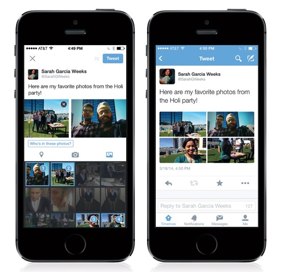 Twitter update multiple photos