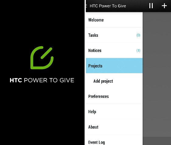 htc power to give app