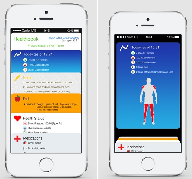 iOS-8-healthbook 