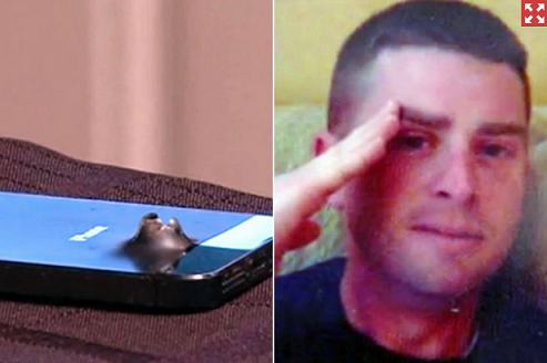 iPhone 5S saves soldier's life