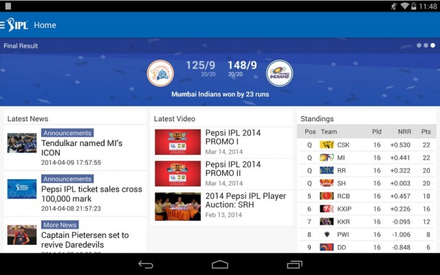 BCCI IPL Official app