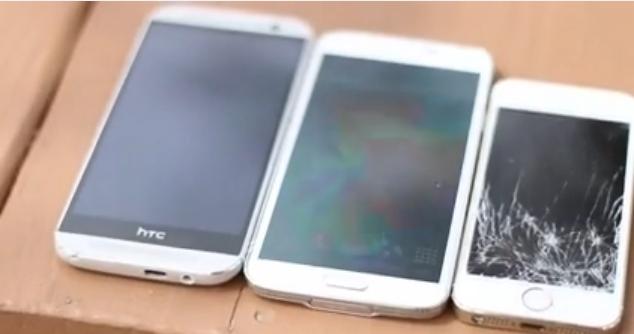 HTC One M8 vs Samsung Galaxy S5 vs Apple iPhone 5S 2