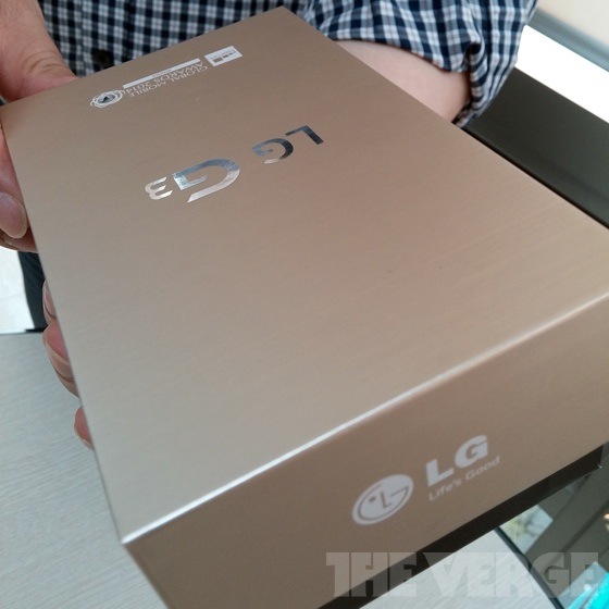 LG G3 retail box