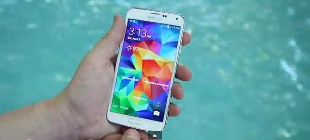 Samsung Galaxy S5 washing machine 1