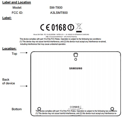 Samsung-SM-T800-FCC