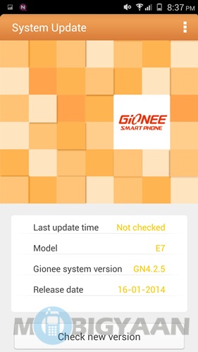 Gionee Elife E7 46