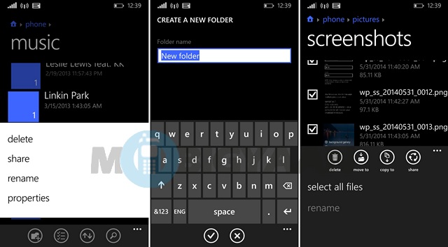 Windows Phone File Manager Files 2