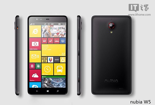 ZTE Nubia W5 leaks