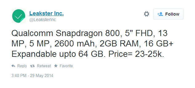 micromax windows phone tweet 2