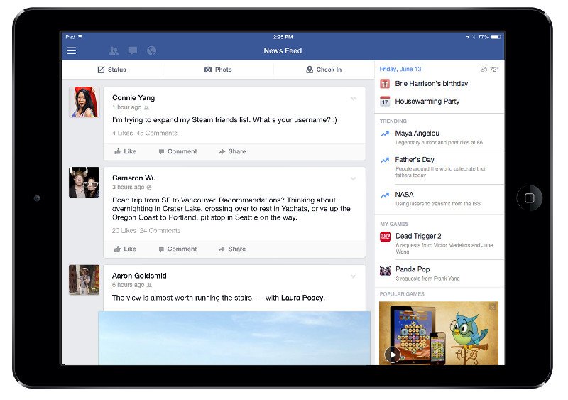 Facebook-for-iPad